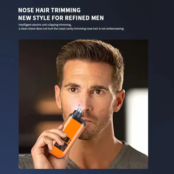 Rechargeable Nose Trimmer Designed For Safe, Quick