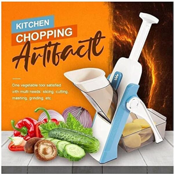 Safe-Slice Vertical Mandoline Slicer