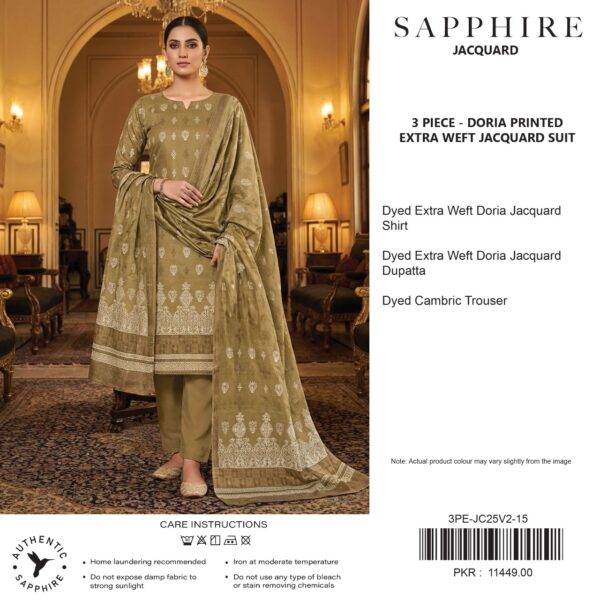 Sapphire Jacquard Vol 02 2026 3 Piece Doria