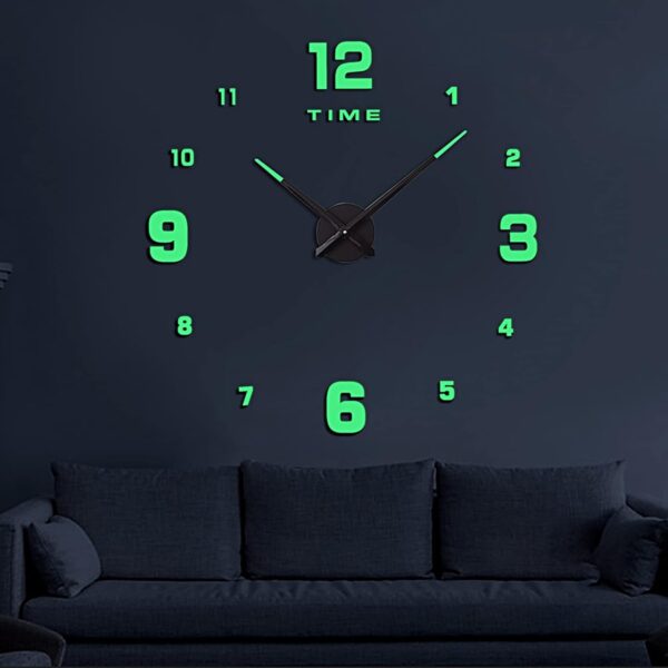 Wooden Numbers Wall Clocks