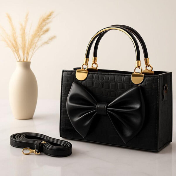 Crocodile Bow Handbag